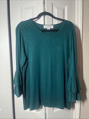 Sag Harbor women’s long sleeve flowy blouse size XL
